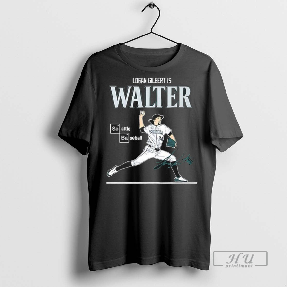 Officials Logan Gilbert Is Walter Seattle Baseball T Shirts s Unisex , , , Long Sleeve Tee