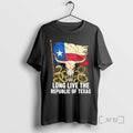 Officials Long Live The Republic Of Texas Bull Head