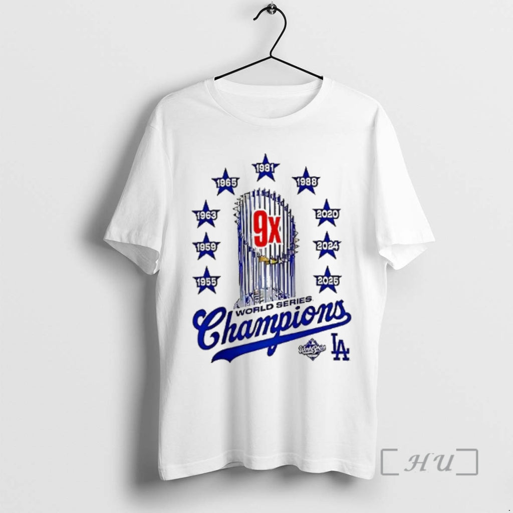 Officials Los Angeles Dodgers 9x World Series Champions Trophy