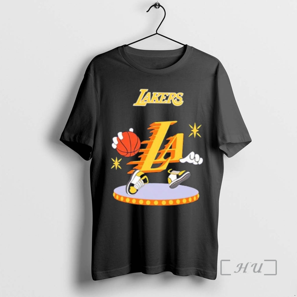 Officials Los Angeles Lakers La Basketball Cartoon Character Mascot