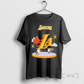 Officials Los Angeles Lakers La Basketball Cartoon Character Mascot