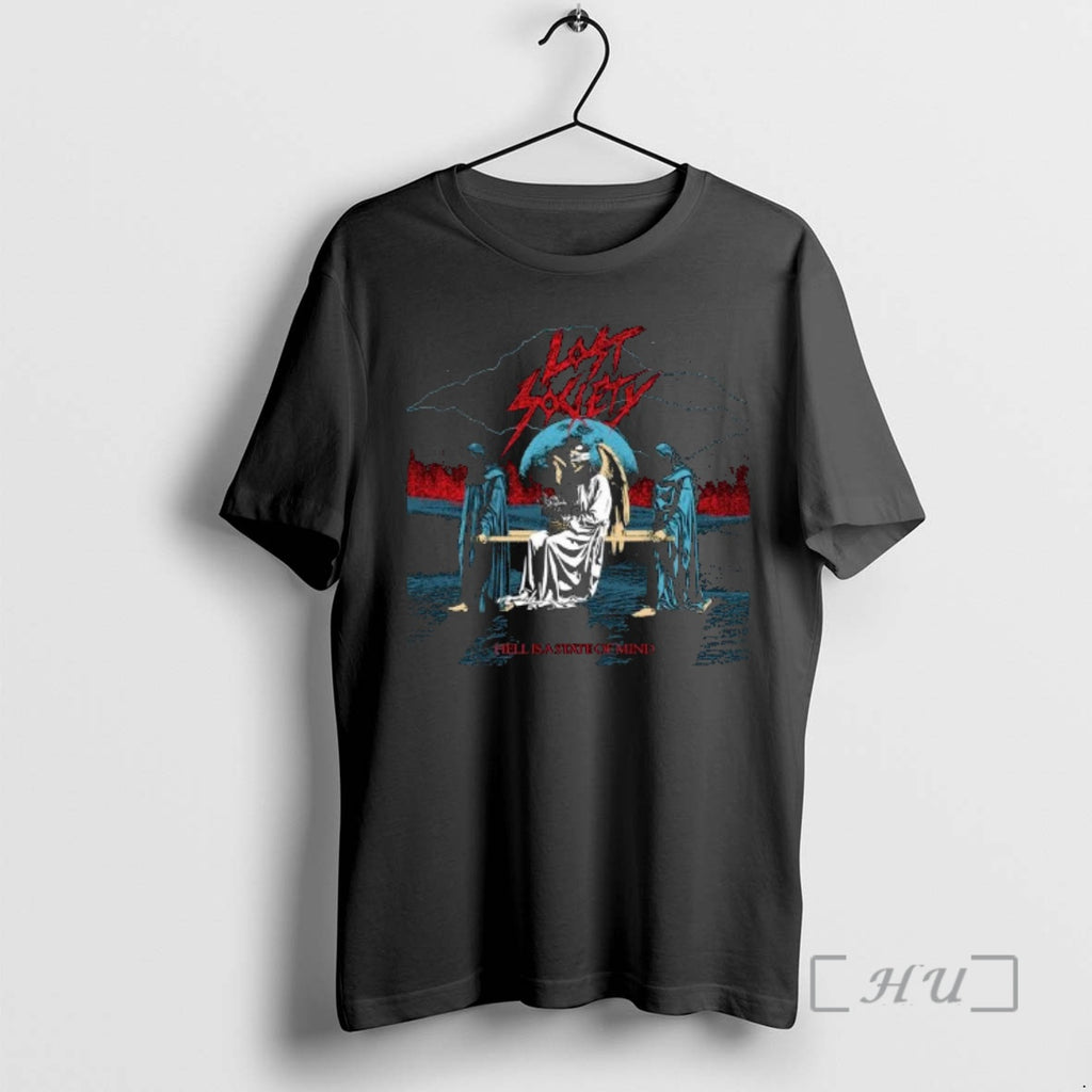 Officials Lost Society Hell Is A State Of Mind 6th March 2026 Premium T Shirts