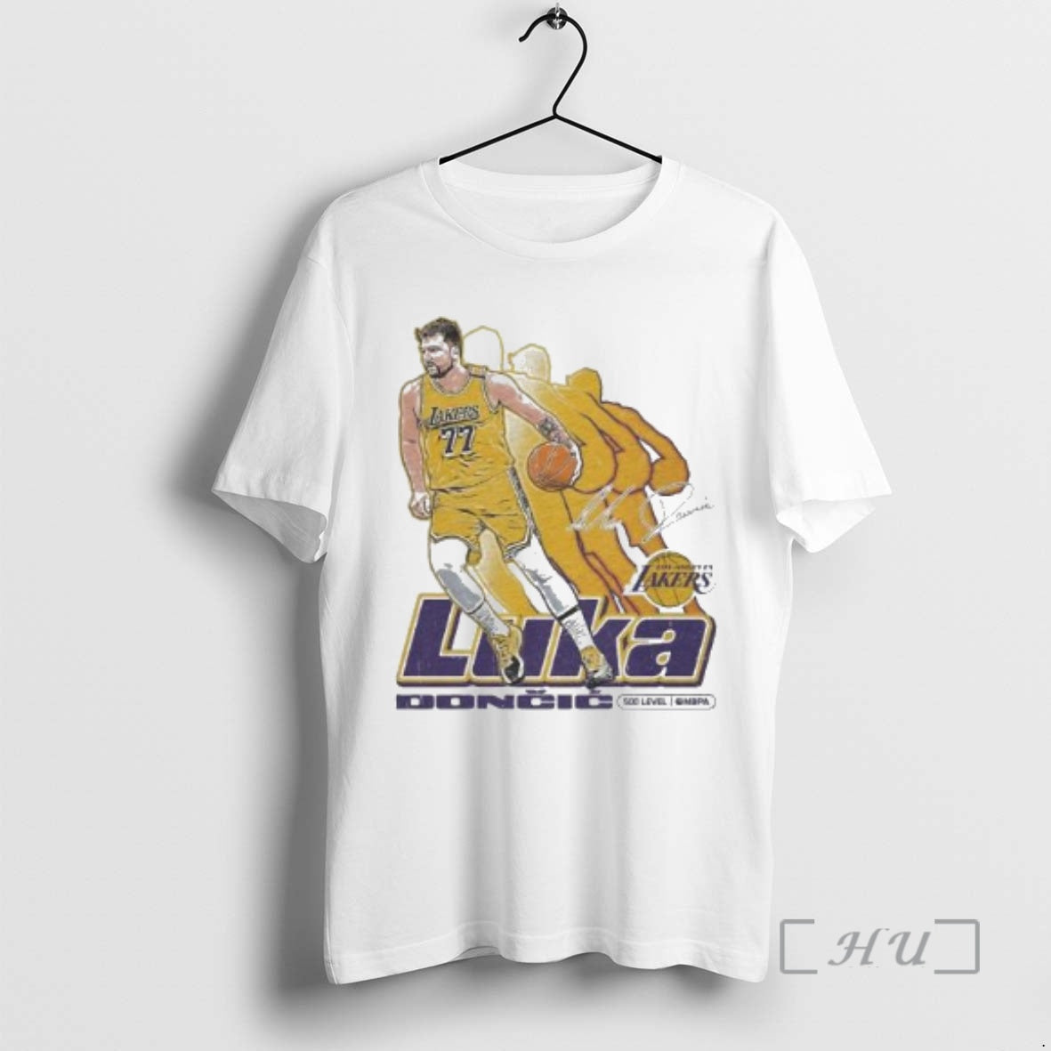 Officials Luka Doncic Golden State Warriors Nba Retro Signature Circle White T-Shirts