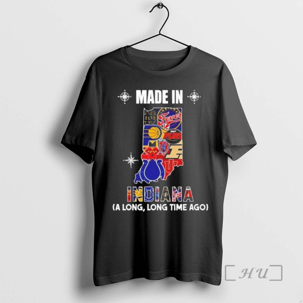 Officials Made In Indiana A Long Long Time Ago State Logo Map 2026 Premium