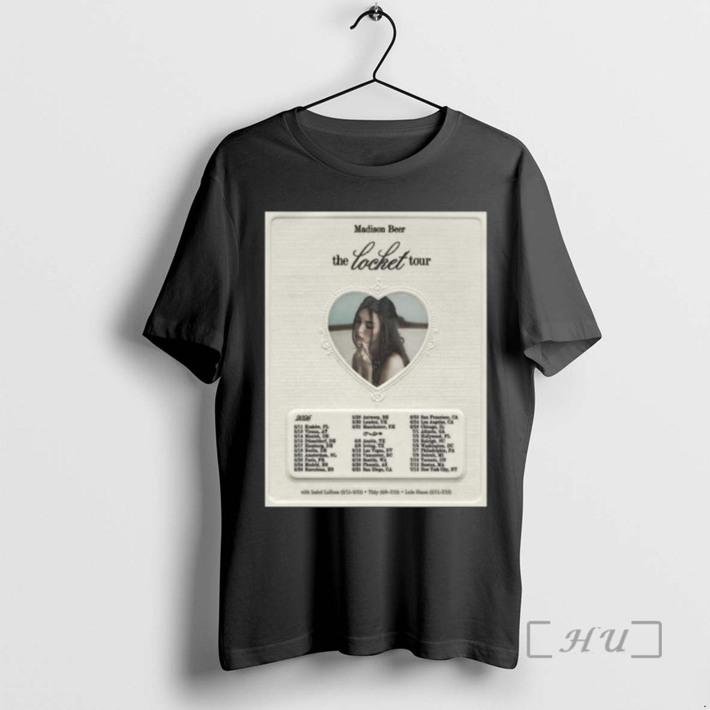 Officials Madison Beer The Locket Tour 2026 World Tour Schedule Dates Premium T Shirts Sweater