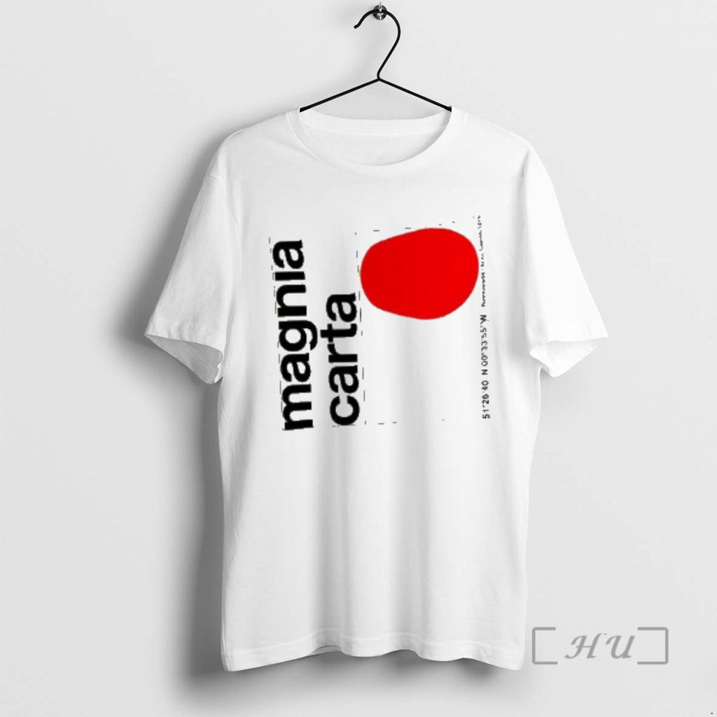 Officials Magna Carta Runnymede 1215 Coordinates Retro
