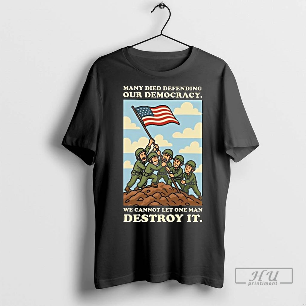 Officials Many Died Defending Our Democracy We Cannot Let One Man Destroy It Usa Flag