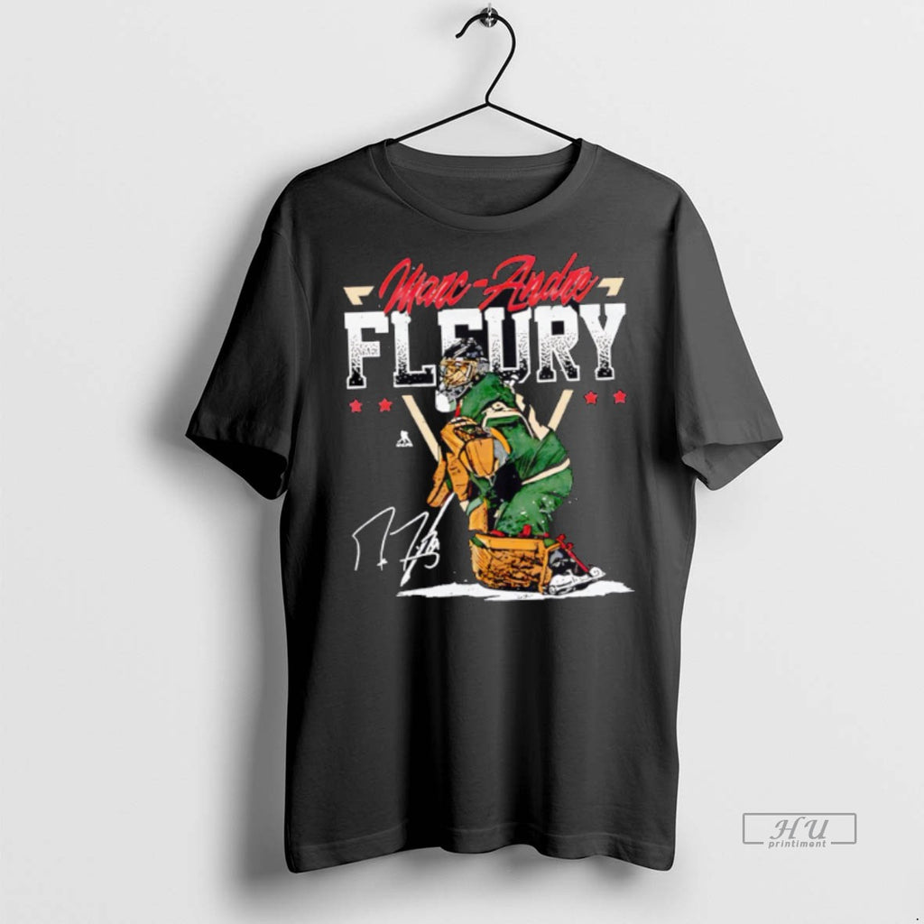 Officials Marc Andre Fleury Minnesota Triangle Name Hockey T Shirt Sweater