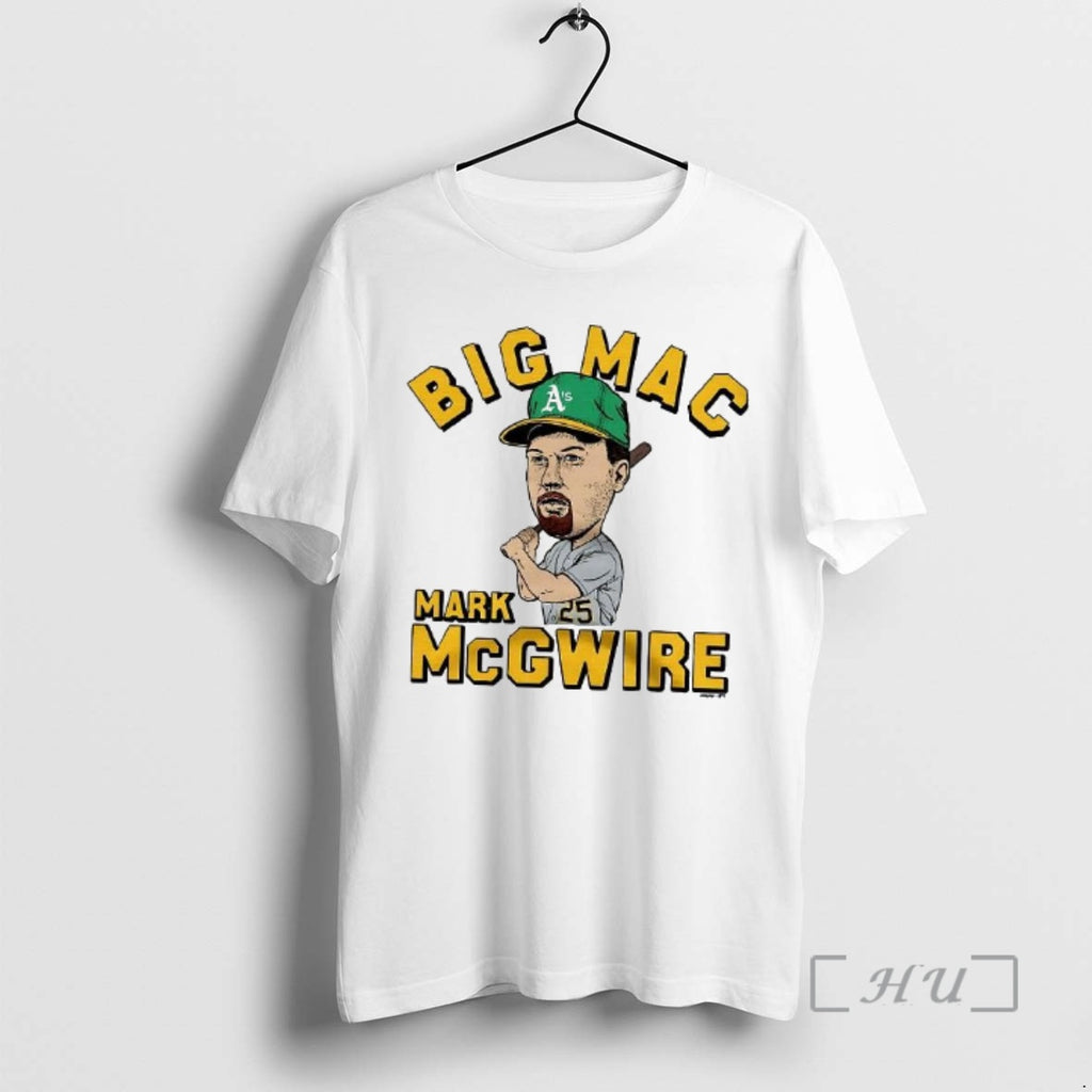 Officials Mark Mcgwire Big Mac Oakland Athletics Baseball Caricatures Woman
