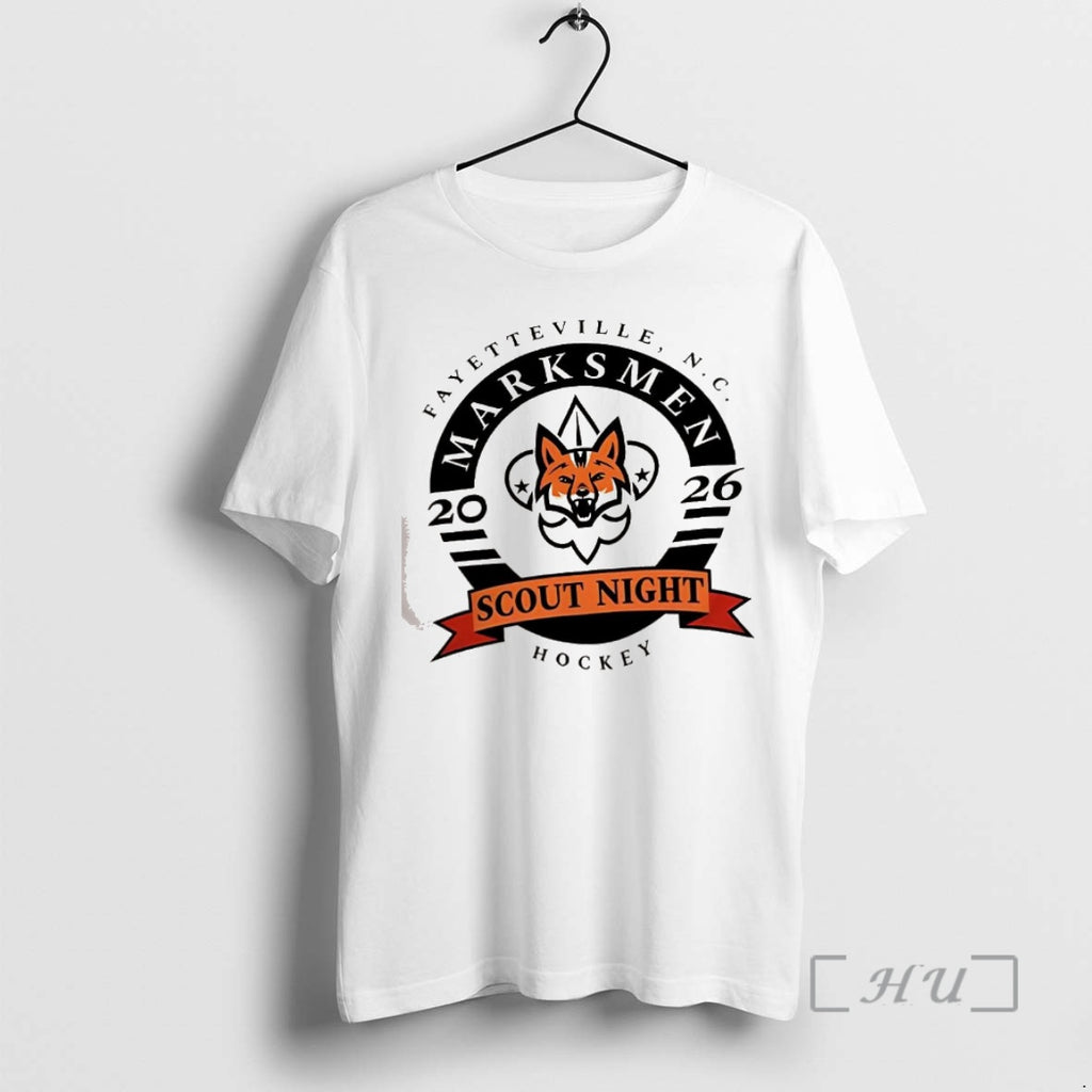 Officials Marksmen Scout Night Hockey 2026 Logo