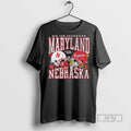 Officials Maryland Terrapins Vs Nebraska Cornhuskers 2025 Big Ten Showdown Football T Shirts s
