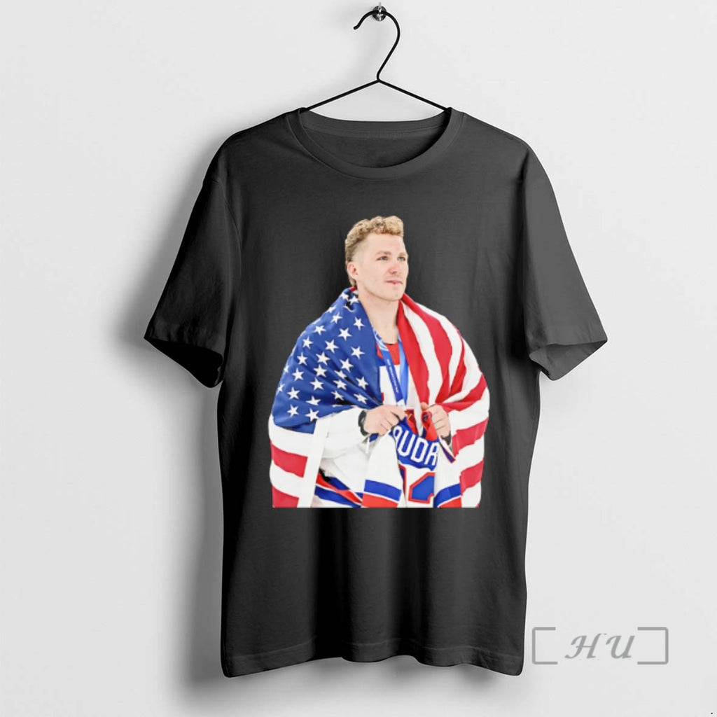 Officials Matthew Tkachuk Team Usa Golden Goal 2026 Milano Cortina Winter Olympics Premium T Shirts