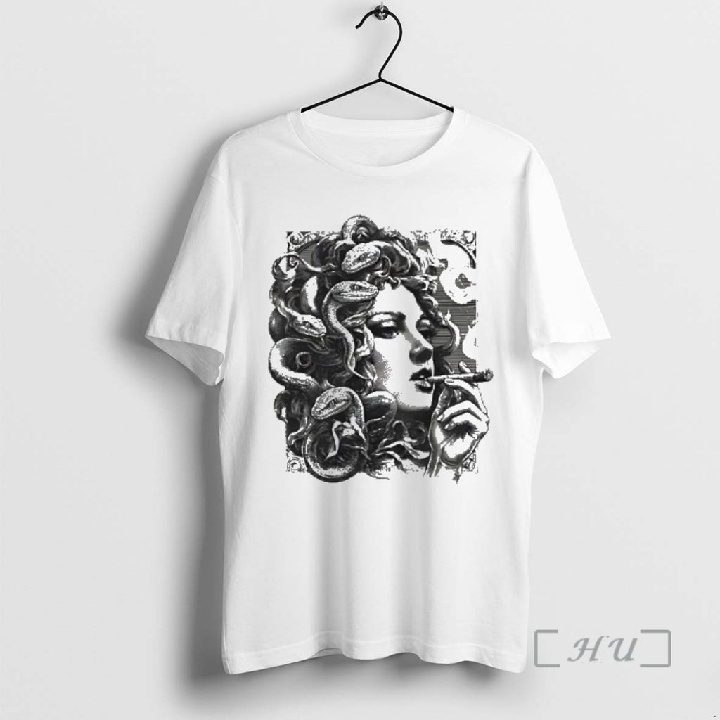Officials Medusa Gorgon Snake Hair Woman Smoking A Cigar