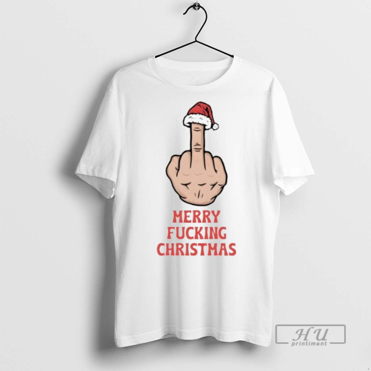 Officials Merry Fucking Christmas Middle Finger T Shirt s Unisex , , , Long Sleeve Tee