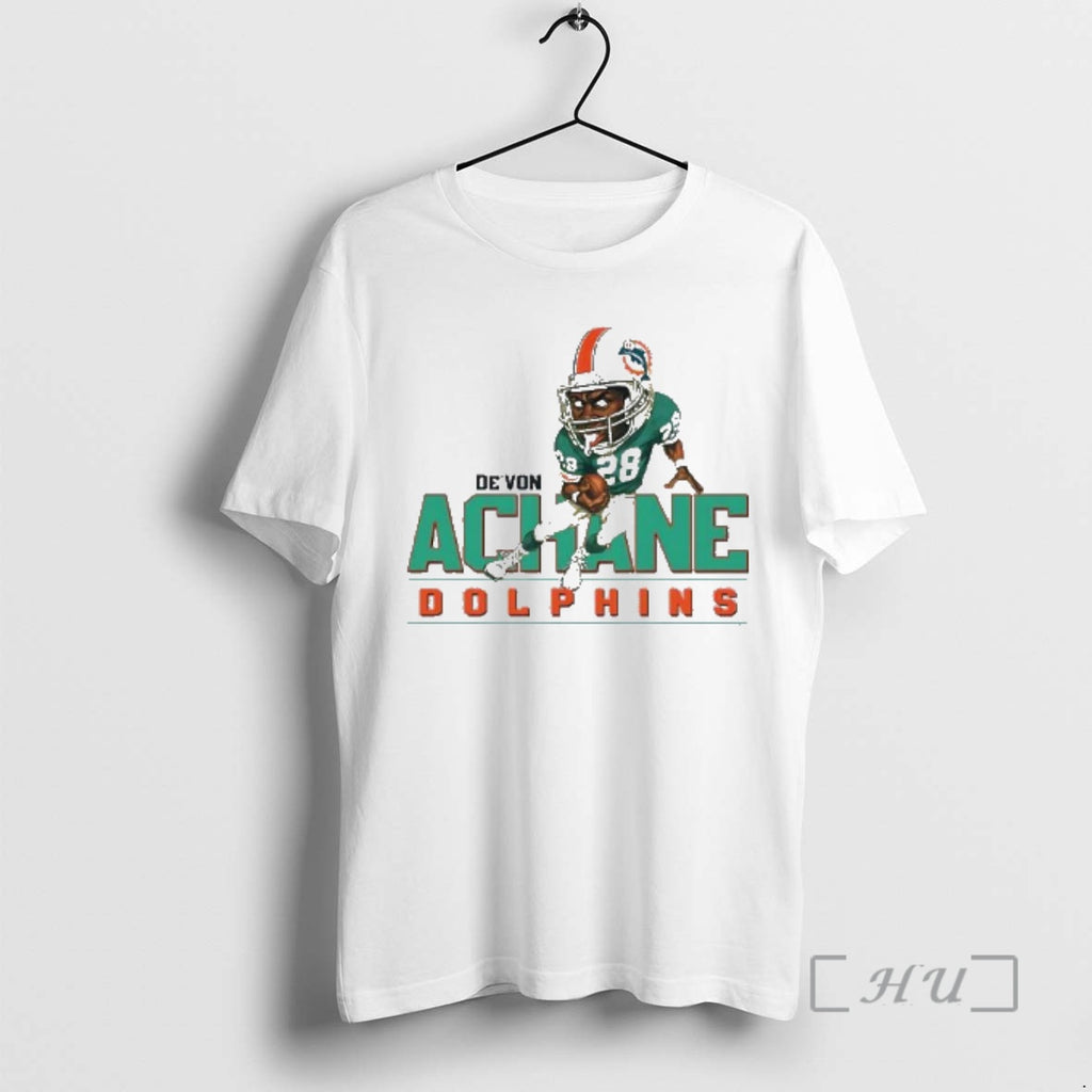 Officials Miami Dolphins Devon Achane Cartoon Caricature