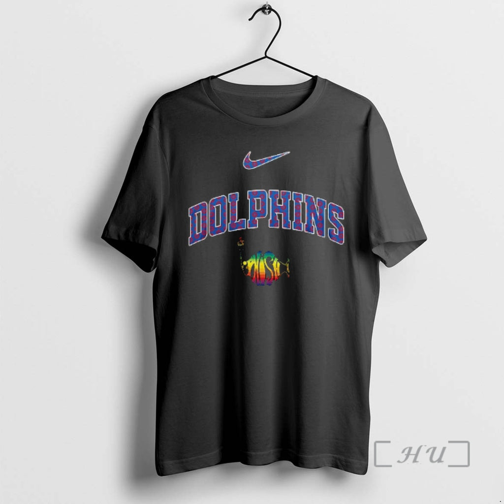 Officials Miami Dolphins X Phish Band Art Double Sided Graphic