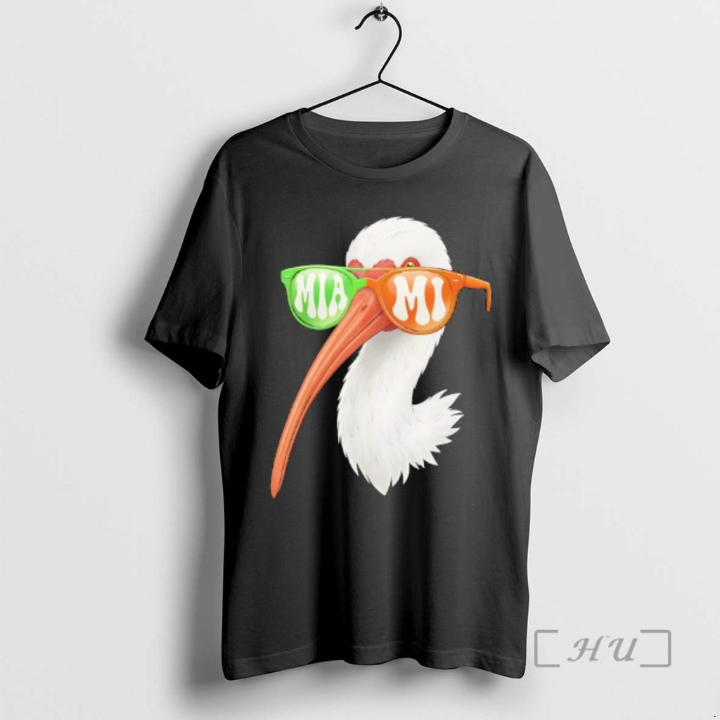 Officials Miami White Ibis With Sunglasses