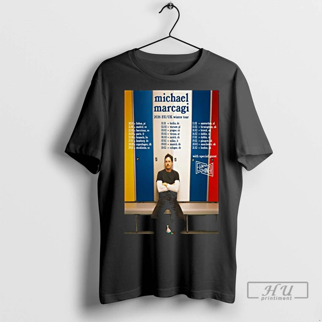 Officials Michael Marcagi 2026 Eu Uk Winter Tour Long Sleve T Shirt