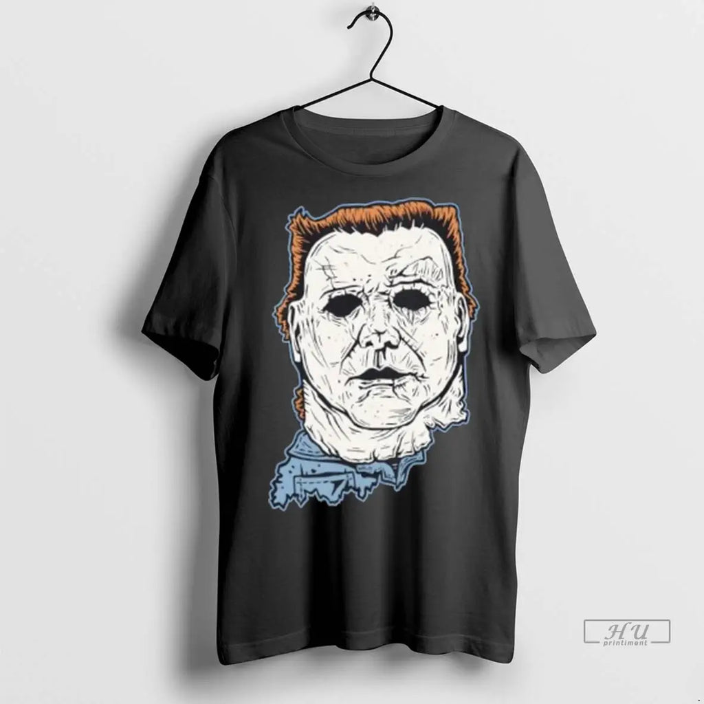 Officials Michael Myers Hoosier Map Halloween T Shirts