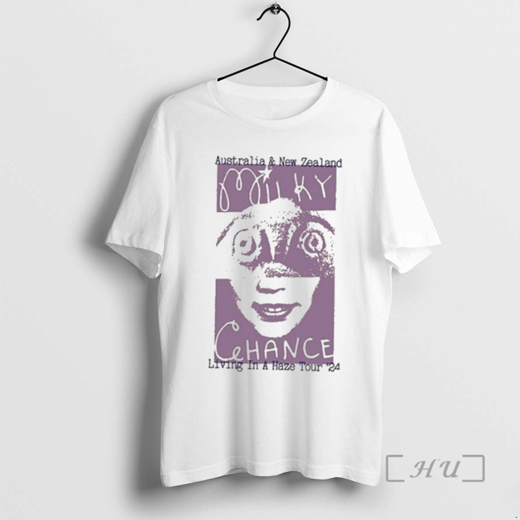 Officials Milky Chance Living In A Haze Tour 2024 Australia New Zealand Premium T Shirts