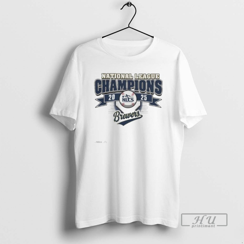 Officials Milwaukee Brewers 2025 National League Champions Champions Nlcs T Shirt