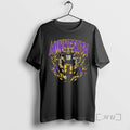 Officials Minnesota Vikings Skull Warrior Number 18 Lightning Graphic