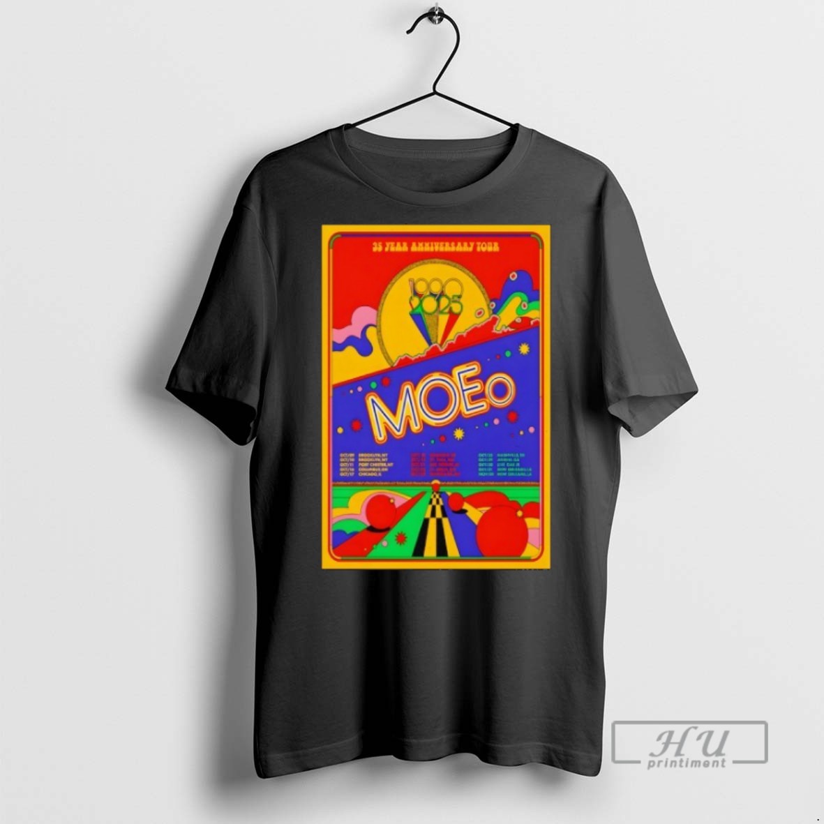 Officials Moe 35th Year Anniversary Tour 2025 T Shirt s Unisex , , , Long Sleeve Tee