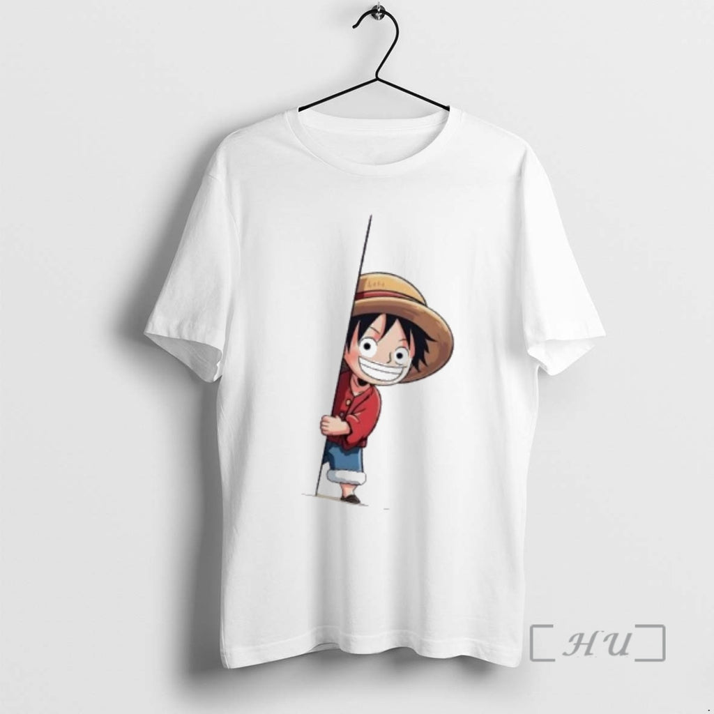 Officials Monkey D Luffy Dark Anime Sorcerer With Blue Lightning Anime Premium T Shirts Sweater