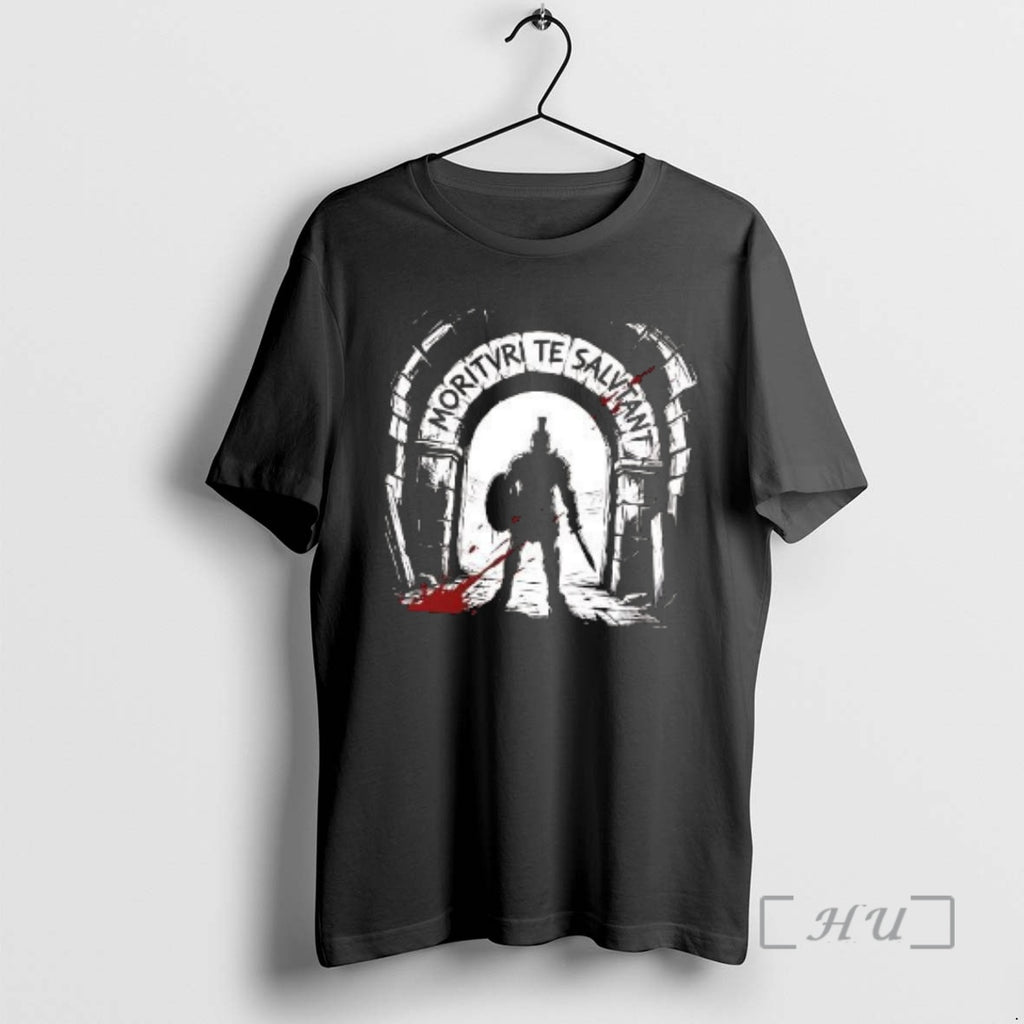 Officials Morituri Te Salutant Gladiator We Salute You Ancient Roman Gladiators Premium T Shirts Sweater