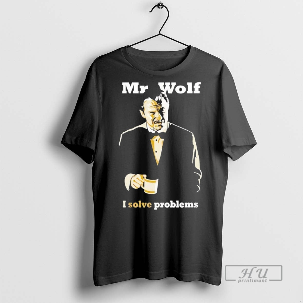 Officials Mr Wolf I Solve Problems T Shirts s Unisex , , , Long Sleeve Tee