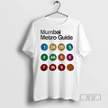 Officials Mumbai Metro Guide Code Numbered Logo T Shirt s Unisex , , , Long Sleeve Tee