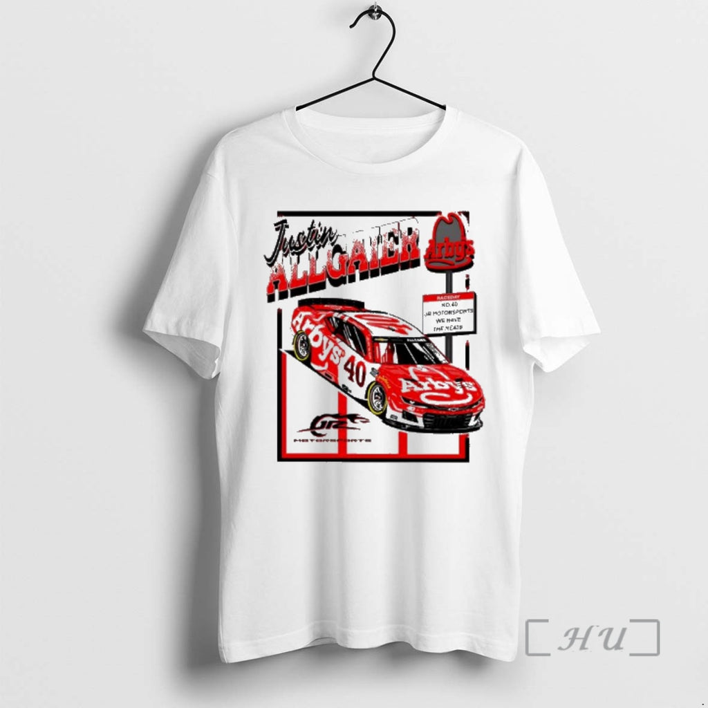 Officials Nascar Justin Allgaier Jr Motorsports Arbys Graphic