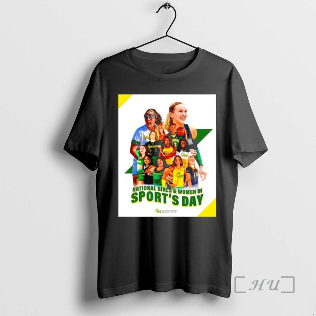 Officials National Girls Women In Sports Day George Mason University Athletics Premium T Shirts Sweater