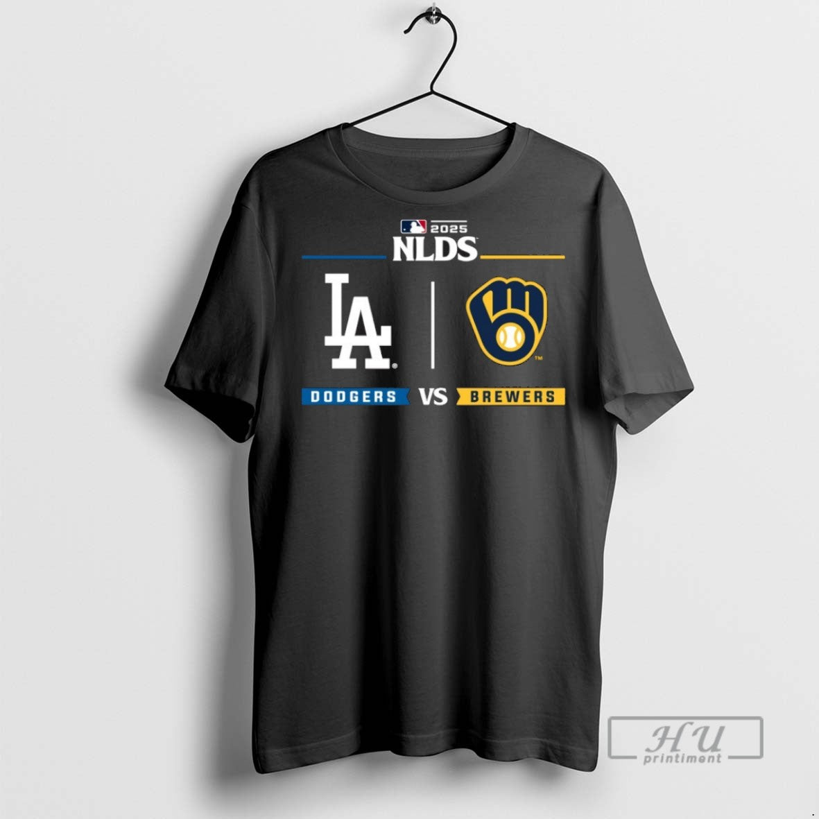 Officials Nlcs La Dodgers Vs Brewers 2025 Postseason T Shirts s Unisex , , , Long Sleeve Tee