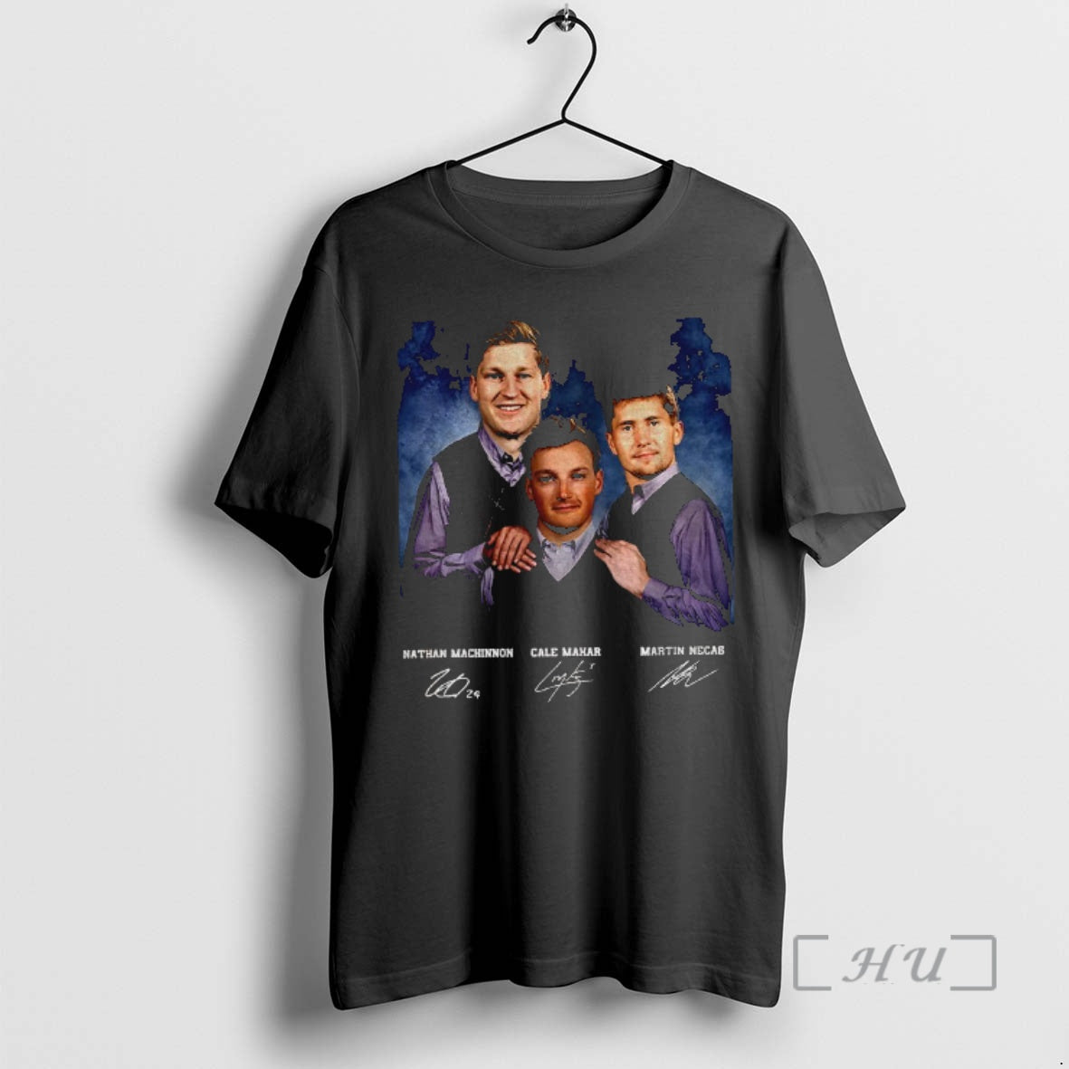 Officials Nathan Mackinnon Cale Makar Martin Necas Colorado Avalanche Hockey Step Brothers Vintage Premium