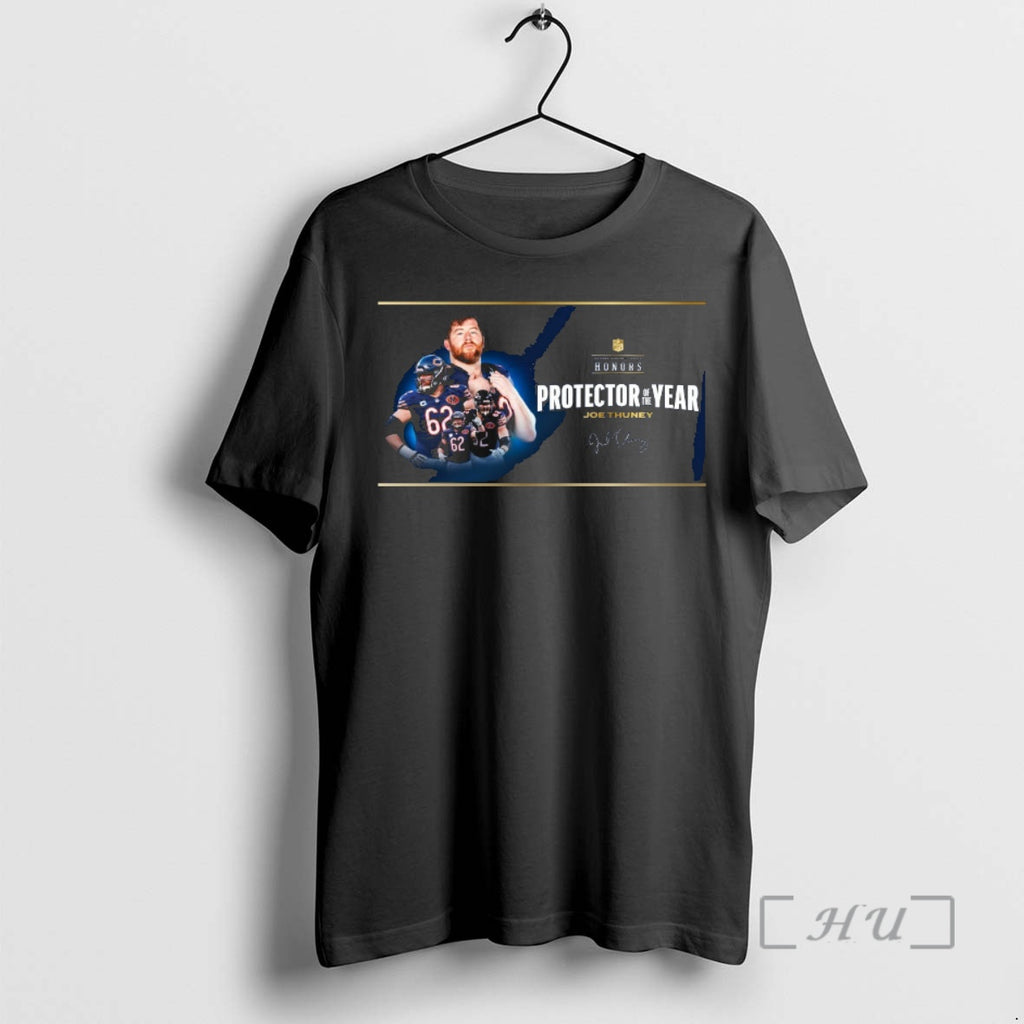 Officials National Football League Honors Protector Of The Year Joe Thuney Signature Premium T Shirts