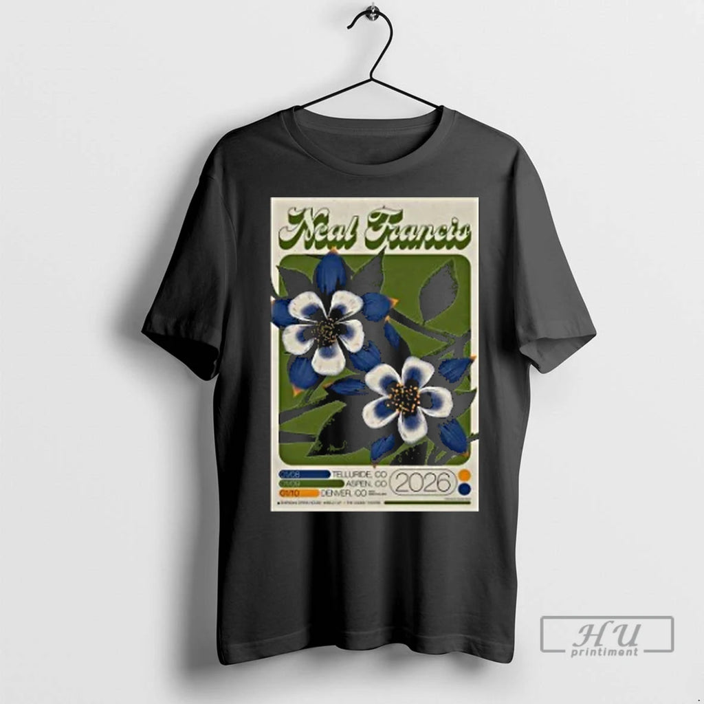 Officials Neal Francis January 8 9 10 2026 Colorado Tour T Shirts