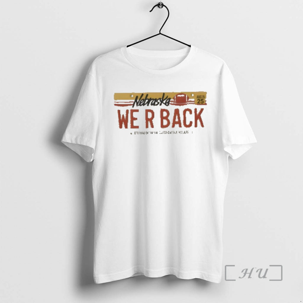 Officials Nebraska We R Back License Plate
