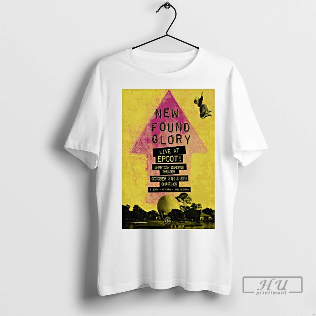 Officials New Found Glory Oct 5 6 2025 Epcot American T Shirt