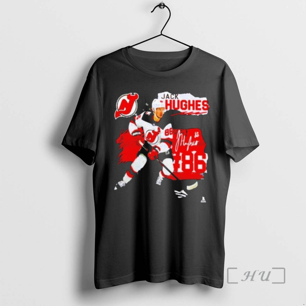 Officials New Jersey Devils Jack Hughes Fresh Ice