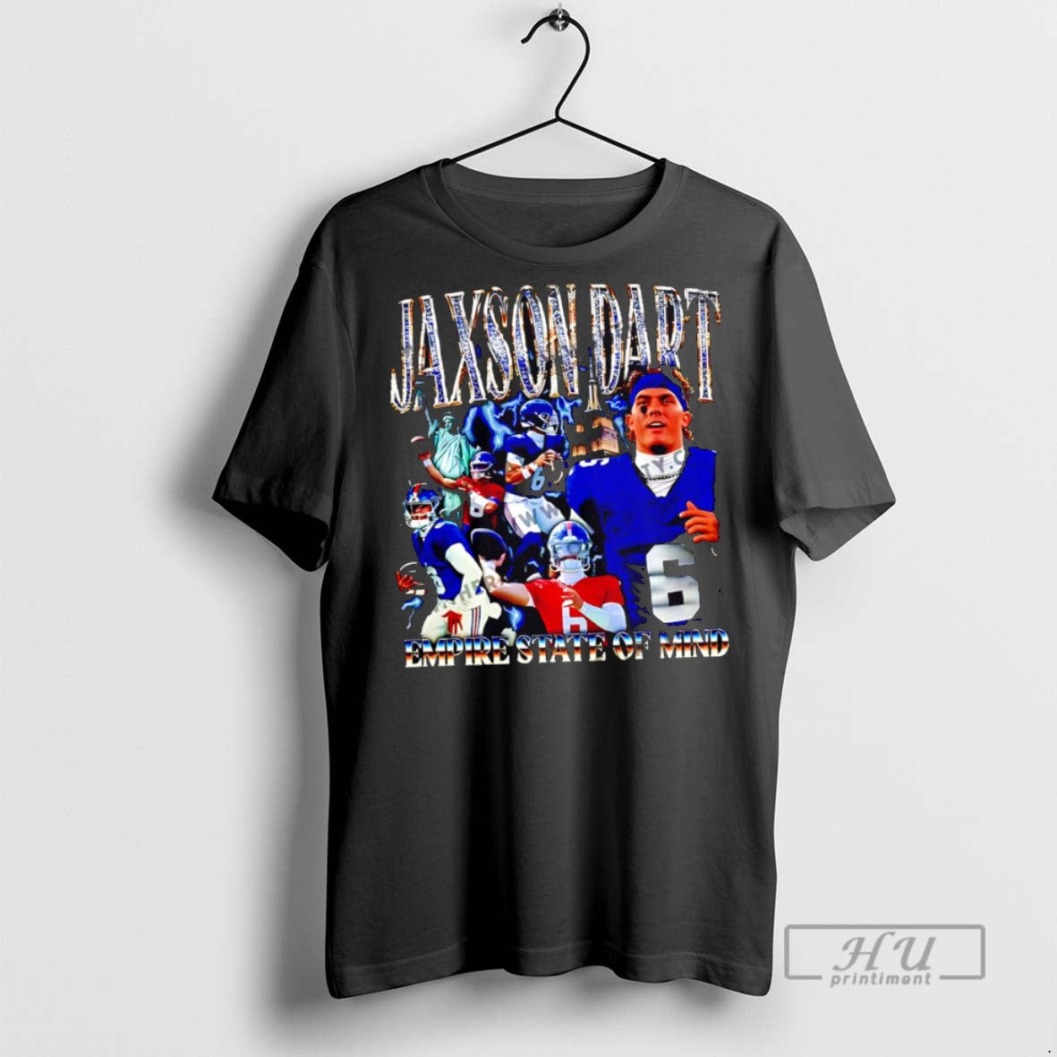 Officials New York Giants Jaxson Dart Empire State Of Mind T Shirts s Unisex , , , Long Sleeve Tee
