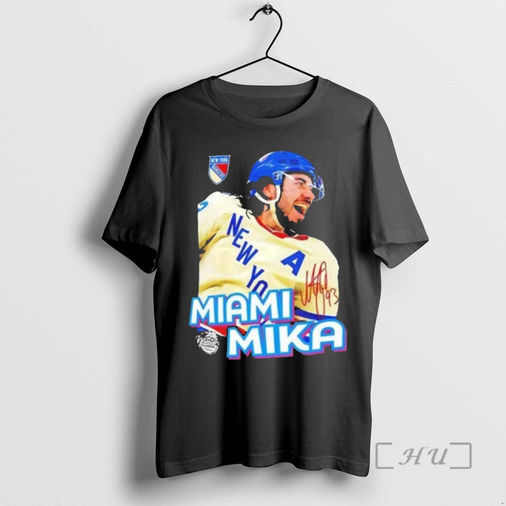 Officials New York Rangers Mika Zibanejad Miami Mika Graphic