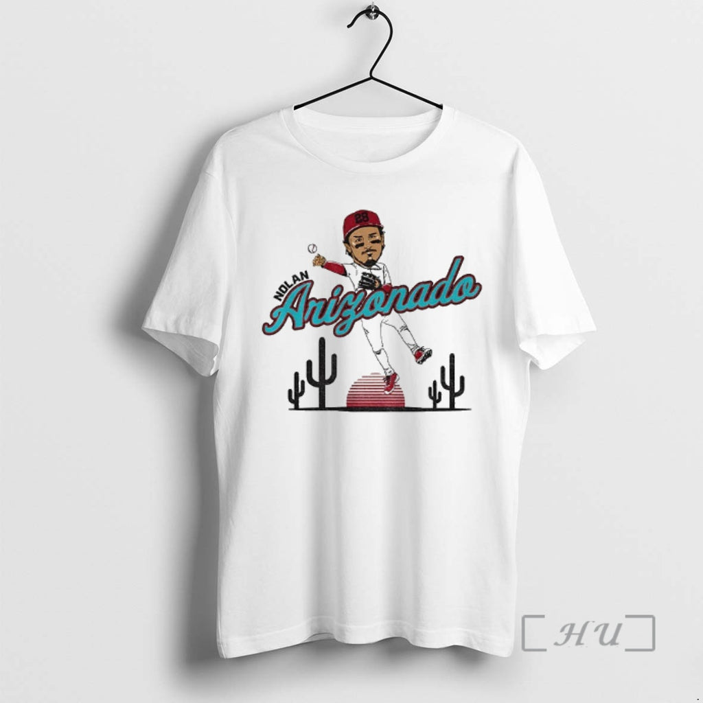 Officials Nolan Arenado Arizona Diamondbacks Baseball Caricature Vintage