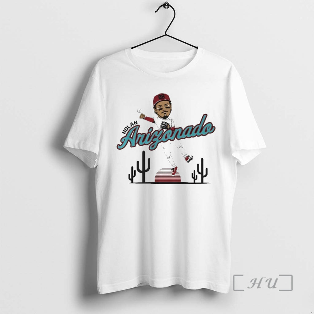 Officials Nolan Arenado Arizona Diamondbacks Baseball Player Caricature