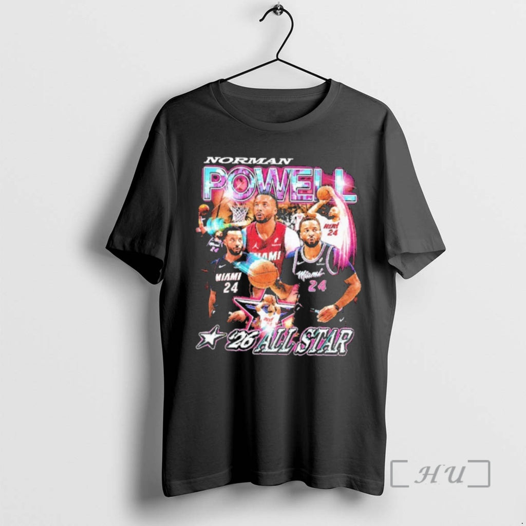 Officials Norman Powell Miami Heat Nba 2 26 All Star Graphic Premium T Shirts Sweater