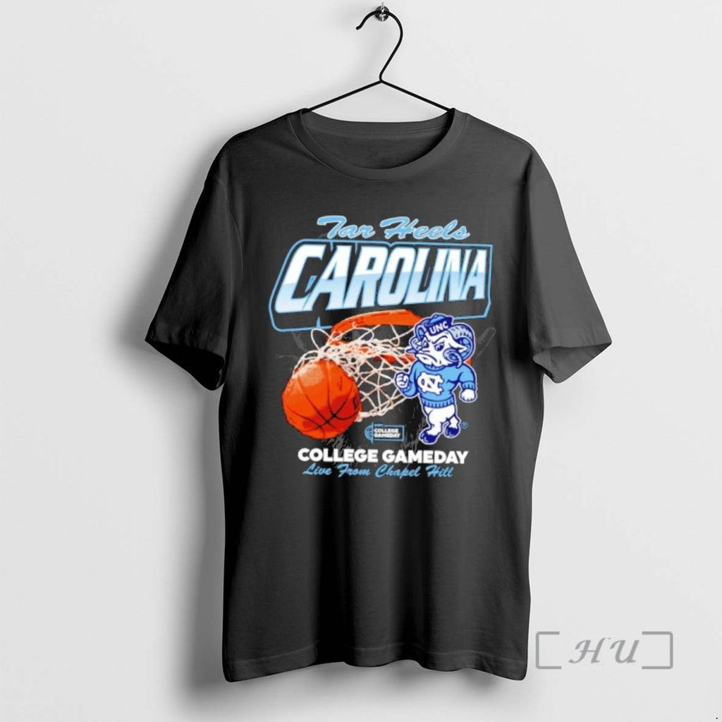 Officials North Carolina Tar Heels Live From Chapel Hill Basketball Nets Premium T Shirts Sweater