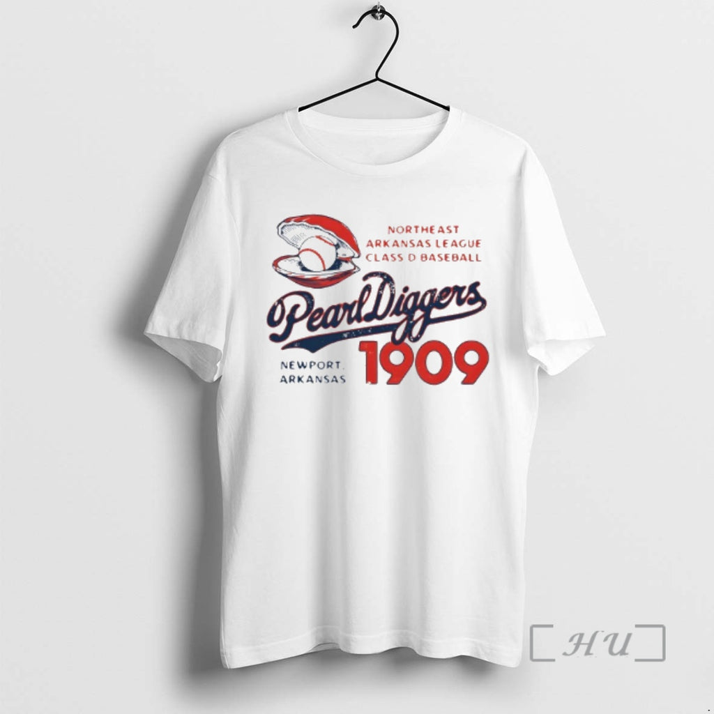 Officials Northeast Arkansas League Class D Baseball Pearl Diggers Newport Arkansas 1909 Premium T Shirts