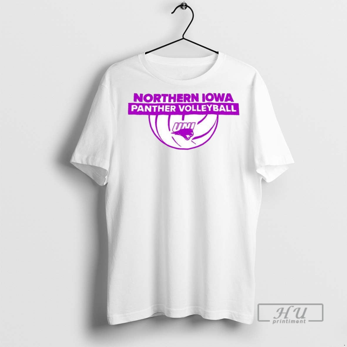 Officials Northern Iowa Panther Volleyball Logo T Shirt s Unisex , , , Long Sleeve Tee