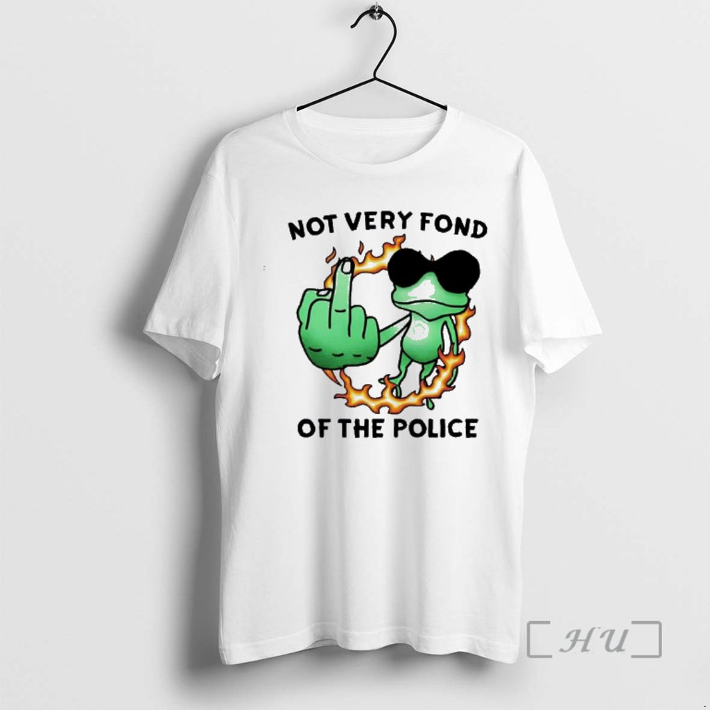 Officials Not Very Fond Of The Police Frog Middle Finger