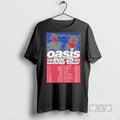 Officials Oasis Live 25 World Tour T Shirt s Unisex , , , Long Sleeve Tee